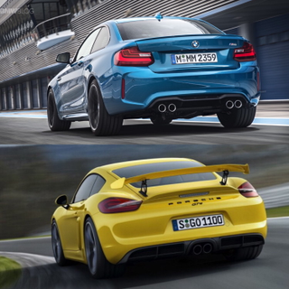 Illustration for article titled BMW M2 vs Porsche Cayman GT4